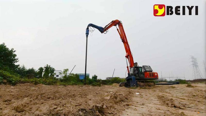 Drilling rig for digging holes for planting trees and driving screws
