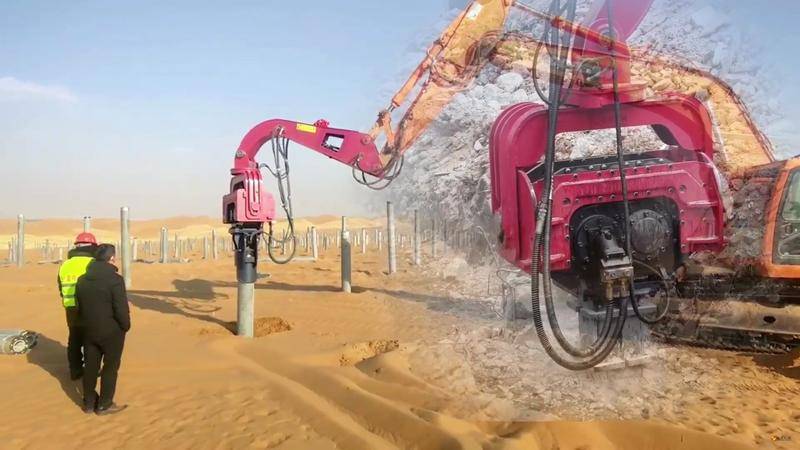 Hilarious Vibratory Pile Driver Buyer Show | Wuxi BeiYi Excavator Parts Factory